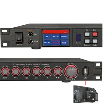 Leicozic K5210 Strokovno Digitalni Zvočni Procesor Otipljiva Zaslon Zgrajena S Programsko opremo za Nadzor/ Wifi/USB Digitalni Procesor DSP