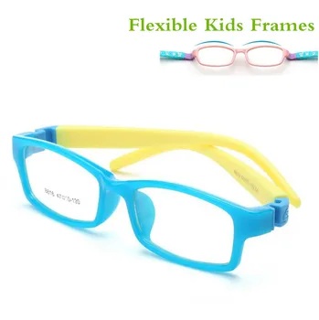 Upogljivi Št Vijak Otroci okvir očal je Fant Otrok očala Prilagodljiv Otrok okvirji za očala TR90 Optično steklo, 8816 za 5-10 yearold