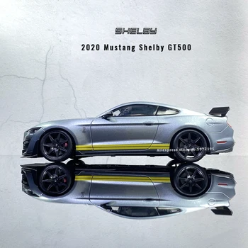 Maisto 1:18 Novo Srebro Ford 2020 Mustang Shelby GT500 Športni Avto simulacije zlitine modela avtomobila Zbirka darila fantje igrača
