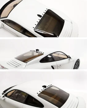 1:18 1/24 ročno izdelane simulacije modela avtomobila streho deflektor spojler rep telo scene dekoracijo