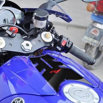 3D Motociklistična Spredaj Plinski Rezervoar za Gorivo Pokrov Zaščitnik Tank Pad Primeru za Yamaha YZF-R1 R1 2004 2005 2006