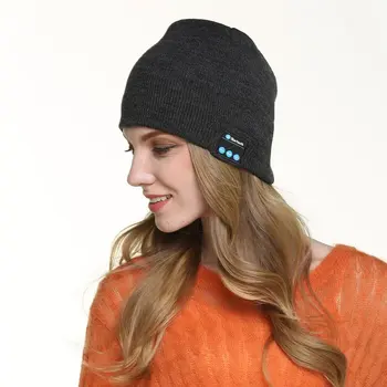 2020 Novo Jeseni in pozimi toplo brezžična tehnologija Bluetooth volne klobuk klic glasbeni stereo pokrivalo moški ženske pletenje kape Vroče Prodaje Klobuk