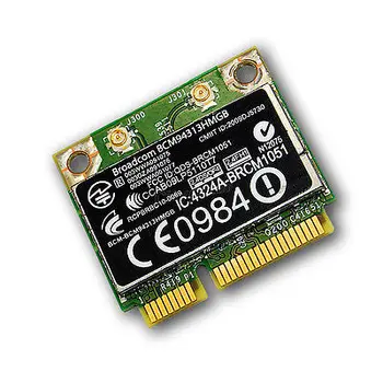 Brezžični vmesnik za Kartico za HP Broadcom BCM4313 BCM94313HMGB bcm94313 Wlan 802.11 b/g/n, Bluetooth 4.0 Kartico SPS: 600370-001