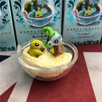 TAKARA TOMY Anime Charizard Psyduck Squirtle Articuno Togepi Cubone Pregleden Žogo Pokemon Akcijska Figura, Igrače za Otroke