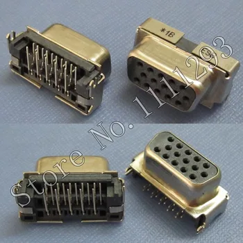 5pcs/veliko D-SUB VGA vtičnica priključek za Tsinghua Tonfang K465 K466 K458 K45H X46F X46H matične plošče, itd Spojnik CRT