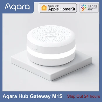 Hitro Ladjo Aqara Hub Prehod M1S z RGB LED Nočna Lučka Zigbee 3.0 APP Daljinski upravljalnik Pametni Dom Delo Mijia Apple APP HomeKit