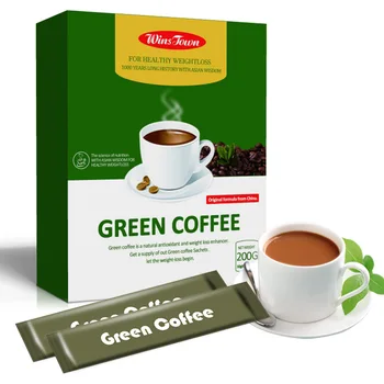 20 Teabags Slim Zeleno Kavo z Ganoderma Nadzor Teže Detox Čaj za hujšanje, Hujšanje Fat Burning Zdravje Čaj Prehrana Tablete