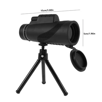 40X60 Oko Zoom Prenosni Prizmo BAK4 Optični Teleskop Močan Dolgo Vrsto Teleskop za Pametni telefon HD Lovska Optika Področje uporabe