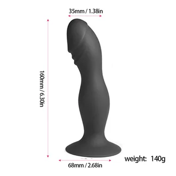 Silikonski Realne Analni Vibrator Butt Dildo Plug ogromen Penis Sesalni Analni Prostate Spodbujanje Št Vibrator Sex shop Igrače Za Ženske