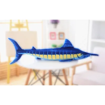 Ustvarjalne simulacije modeliranje morskih živali plišastih igrač modra jadrovnica blazino lutka, lutka dekle darilo za rojstni dan