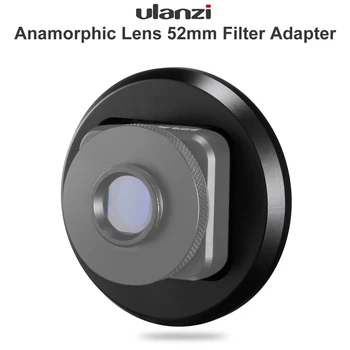 Ulanzi Anamorfni Objektiva leče 52 MM Filter Adapter Ring Za Mobilni Telefon 1.33 X, XT, X Pro Širok Zaslon Objektiv Videomaker Režiser