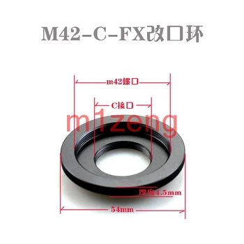 M42-c-fx m42/c nastavek objektiva adapter ring za Fujifilm fuji FX X xh1 xt100 XE3/XE1/XM1/XA3/XA1/XT1 xt3 xt10 xt20 x100f xpro2 fotoaparat