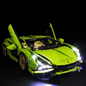 LED Osvetlitev Komplet Za Lamborghini SIAN FKP37 42115 (LED Vključeni Le, Št Kit) Za Otroke, Izobraževalne Igrače Darilo-Klasična Različica