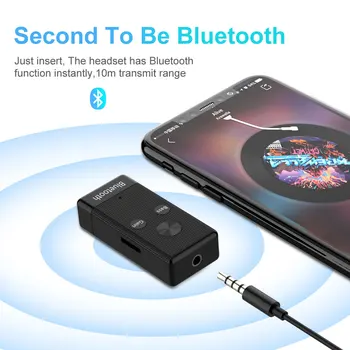 2 v 1 Bluetooth 5.0 Oddajnik Sprejemnik Za 3.5 mm Jack za Slušalke Brezžični vmesnik Bluetooth, Aux Avdio Oddajnik Za Slušalke