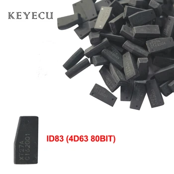 Keyecu 4D63 80BIT 80 Bit 4D ID83 Čip Auto Ogljikovih Transponder Čip Za Ford Za Mazda