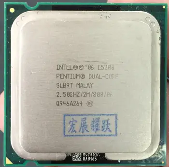 PC računalnik Intel Pentium Procesor E5200 Dual-Core CPU LGA 775 deluje pravilno Desktop Processor