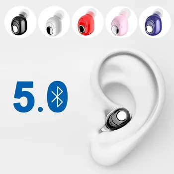 L16 Mini 5.0 Bluetooth Slušalke Za V Uho HiFi Z Mic Šport Čepkov Za Prostoročno Uporabo Brezžične Stereo Slušalke Zvok Slušalke
