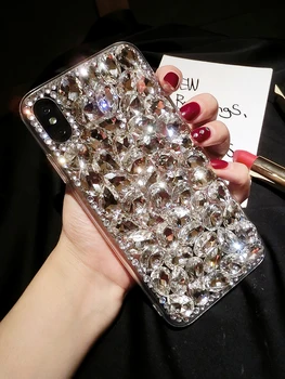 Luksuzni Fashion Bleščice Diamond Ohišje za Samsung Galaxy A31 A21S A01 A11 A51 A71 Bling Sijaj Pokrovček Za Samsung M31 M30S M21 M11