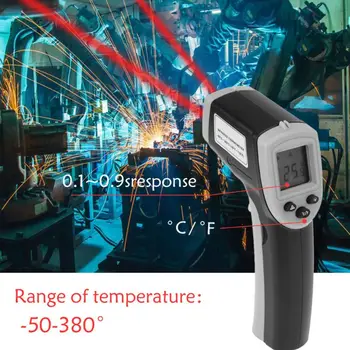 Infrardeči Termometer ℃/℉ Ne Dobite Pyrometer GM320 Industrijske IR Digitalni Merilnik Temperature -50~380 stopnjo ℃