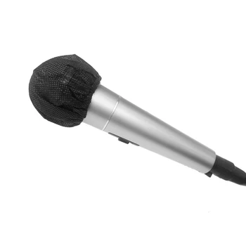 200 Kos Black Razpoložljivi Mikrofon Pokriva Karaoke Anti-Splash Mic Zajema Prah-Dokazilo Dodatki