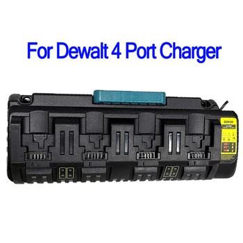 DCB104 Najnovejše Li-Ionska Baterija Polnilec Za Dewalt 4-Port 3A 12 V 14.4 V 18V Dcb101 Dcb200 Dcb140 Dcb118 Dcb205 ping