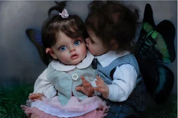 DIY Bebe Prerojeni komplet za 12 pravljice, lutke Unpainted Deli Silikonski Prerojeni Baby Doll Kompleti mini Novorojenčka lutka Dodatki