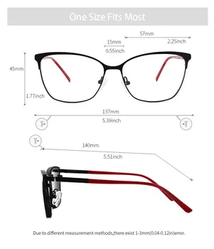 Lenspace Polarizirana Okrogla sončna Očala Ženske Magnetna Sponka Na Očala, Optično iz Nerjavečega Pribor za Moške Očala Okvirji