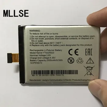 MLLSE za Yotaphone 2 YD201 YD206 Telefon Baterija za Polnjenje Baterije Vgrajen 2500mAh baterije YT0225023