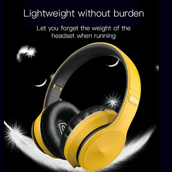 Prenosne Brezžične Slušalke Bluetooth Stereo Zložljive Slušalke Avdio Nastavljiv Slušalke z Mikrofonom za Glasbo, ki Podpirajo vsi Telefoni