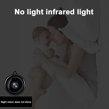 Brezžična Mini wifi IP Kamera 1080P HD IR Nočno opazovanje Mikro Kamero Home Security nadzor WiFi Baby Monitor, Fotoaparat