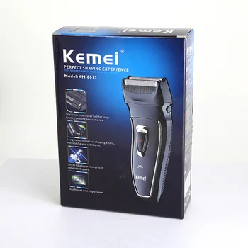 KEMEI 2 Glav za Polnjenje Električni Brivnik z Izmeničnim Elektronski Britje Stroj Rotacijski Hair Trimmer za Nego Obraza, Razor KM-8013