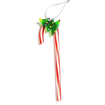Ročno izdelanih Steklenih Božič bergle ornament Obesek z Ustvarjalno Božično drevo pribor novo leto je Festival stranka Dekoracijo