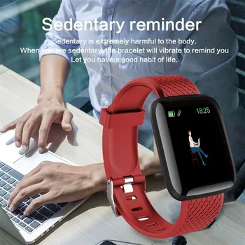 Pametni Elektronski Ure Srčnega Utripa 116 Plus Smart Touch Watch Manšeta Spremljanje Zdravja Tracker Športna Zapestnica Za Moške, Ženske