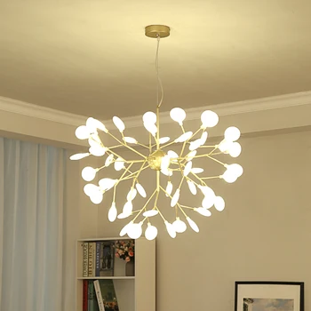 LED Sodobnih firefly Lestenec svetlobe stilsko drevo, veja lestenec lučka dekorativni strop chandelies visi Led Osvetlitev