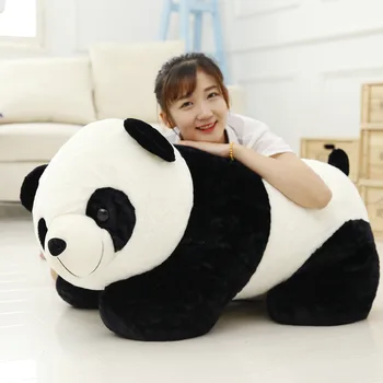20 cm 30 cm 40 cm 50 cm Velik Velikan Panda Bear Pliš Plišaste Živali Lutka Živali, Igrače Blazino Risanka Kawaii Lutke Dekle Darilo