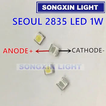 2000pcs SEOUL High Power LED LED Osvetlitvijo 1210 3528 2835 1W 3v 100LM Cool white SBWVT120E LCD Osvetlitev ozadja za TV TV Aplikacijo