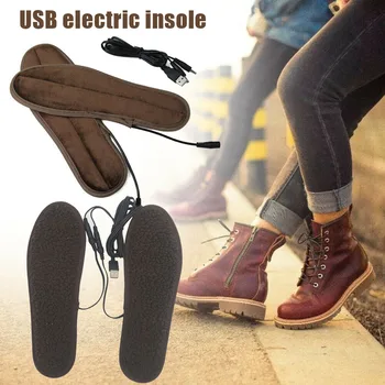 USB Ogrevani Vložki Električne Blazine Stopala Pozimi Grelniki Čevlji Boot Grelec Vložki NShopping