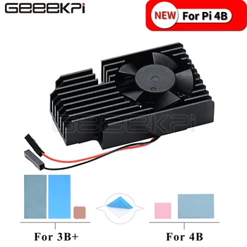 GeeekPi Original CNC Extreme Cooling Fan Heatsink Komplet Za Raspberry Pi 4B / 3B+ / 3B Plus / 3 B