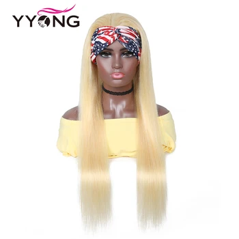 Yyong 28 30inch 613# Glavo Človeških Las Lasulje Za Black Ženske Medu Blond Remy Brazilski Naravnost Glavo Lasulje Lahko Barve