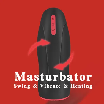 HOTBOY Muco Vagina Blow Job Pralni Za Moške, Samodejno Sesanje Ogrevanje Swing Masturbator Pokal Moški glavice penisa Masturbacija Sex Shop