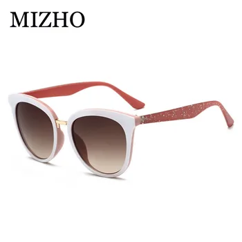 MIZHO Moda Mačka Oči, sončna Očala Ženske blagovne Znamke Oblikovalec Letnik 2020 Majhen Okvir Gradient Dame sončna Očala Beli Retro Odtenki