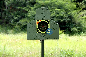 Fluorescentno zeleno pištolo streljanje cilj ciljanje nalepke paintball paintball opreme