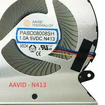 Novi originalni laptop cpu hladilni ventilator za MSI GF63 MS-16R1 MS-16R2 ventilator hladilnika radiator PABD08008SH N413 DC 5V 1.0 A