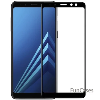 Za Samsung Galaxy A8 2018 A530 A530F 9H Polno Kritje Kaljeno Steklo Za A8+ 2018 A8 Plus 2018 SM-A730F/DS Screen Protector Film