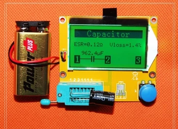 LCR-T4 Mega328 Tranzistor Tester Diode Triode kondenzator + induktivnost + upor + SCR ESR Meter MOS/PNP/NPN L/C/R