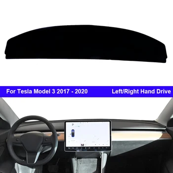 Avto nadzorna plošča Pokrov Dash Mat Preprogo Cape Za Tesla Model 3 2017 2018 2019 2020 Model3 Anti-sun Sun Odtenek Avto Styling Auto