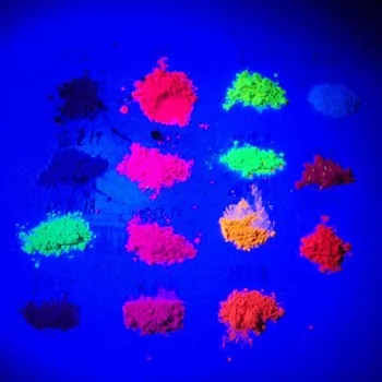 12jars/Set Neon, Fosfor Pigment v Prahu, Fluorescentna svetloba Nohtov Bleščice za Oči v Prahu Manikura Nohtov Art Prah Paillettes Pigment FT#5
