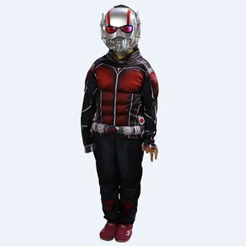 Fantasia Unisex Otrok Halloween Ant-Man Kostum Film Cosplay Božič Purim prikriti žogo Maškarada stranka obleko
