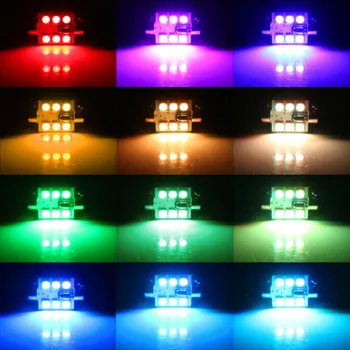 2x LED RGB Avto Notranje Vzdušje Dome Branje Svetlobe luči Za Suzuki Swift, Grand Vitara Sx4 Jimny 2016 Jeep Wrangler Renegade