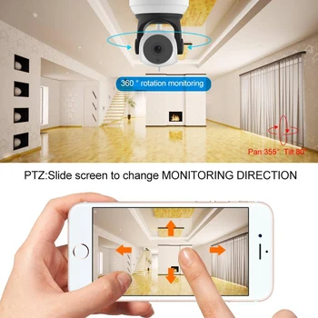 Vstarcam C24S 3MP 1080P HD WIFI IP Kamera Night Vision home Security Kamera Brezžična P2P Notranji IR kamera PTZ IP Camara Avdio ONVIF